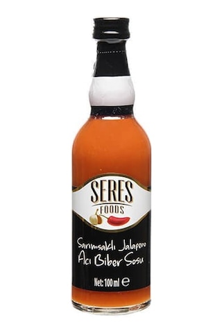 Seres Foods Sarımsaklı Jalapeno Acı Biber Sosu Cam 100 ML