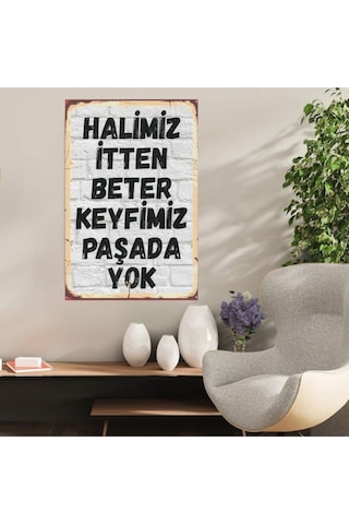 Ahşap Retro Mdf Poster , Komik Sözler , Duvar Yazıları , Manzara , Tarih , Edebiyat - Tbl0341