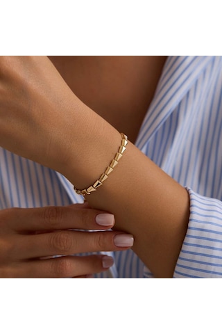 Sembolgold 14 Ayar Srpty Bileklik İtaly 5 Mm 19 Cm T14353 Renkli