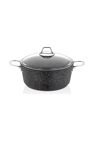 Falez Black Line Döküm Granit Derin Tencere 26 CM
