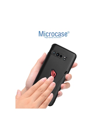 Asus Rog Phone 3 Matte Serisi Silikon TPU Kılıf - Siyah AL3367
