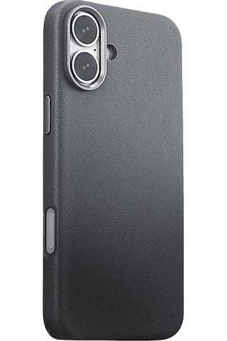 Pıılı Apple Uyumlu iPhone 16 Leather Magsafe Telefon Kılıfı Gri Gri