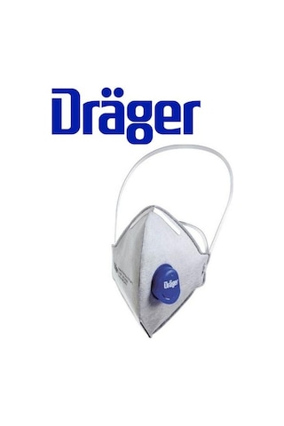 Drager 1720V Ffp2 10Adet Kutuda Odour N95 Maske Aktifkarbonlu