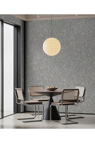 Adawall Muse Koleksiyonu- 25103-4 Açık Gri Dokulu Modern Duvar Kağıdı 1.06x15.6m, 16.5m²