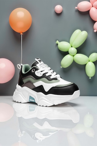 Dark Seer Kids Ds K 2110 Sneaker 2025 Kız Çocuk Beyaz-siyah