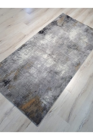 Joker Halı Mention 4504 Gri Hardal Halı Yolluk 100X200 Cm