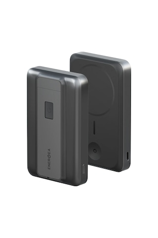 Energea Magpac Pro 35s 10.000 Mah 35w Type-c Dahili Kablolu 15w Qi2 Telefon Saat Magsafe Powerbank Siyah