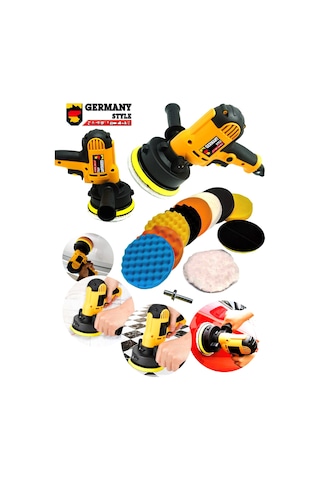 Germany Style 1073 125mm Devir Ayarlı Profesyonel Polisaj Makine