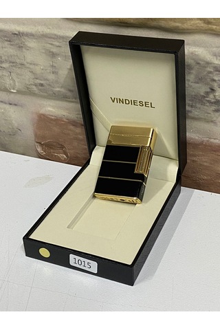 Vindiesel Marka Düz Siyah Sarı Renk Yatay Çizgili Desenli Gazlı M