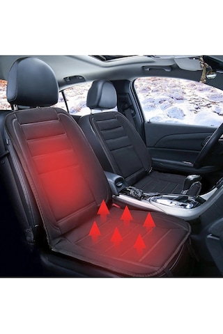 Yifomall 12v Araba Isıtmalı Koltuk Örtüsü - Tekli, Kaymaz Tasarım, Hızlı Isınma, Güvenli Bağlantı