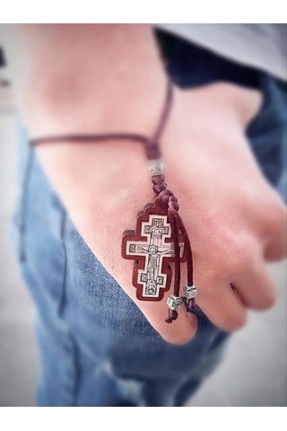 Sanin Ortodoks Araba Ahşap Haçı 158990331