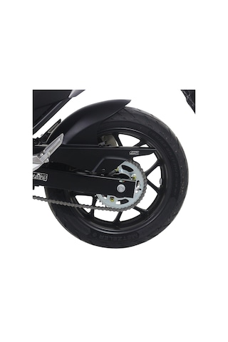 GP Kompozit Honda NC 700 X-S / NC 750 X-S 2012-2025 Uyumlu Zincir Korumalı Uzun Arka Çamurluk Siyah