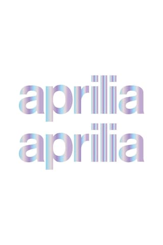 Hologram 15cm Aprilia Sticker Etiket Modeli
