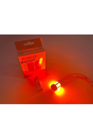 T20 Oto Led Sinyal Ampulü Tak Kullan Decoderli Sinyal Fanlı Led Ampul