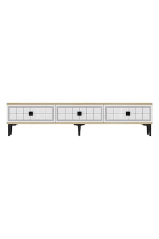 Tsa1801db - Yuka Tv Stand Safirmeşe-beyaz 180cm Safirmeşe-beyaz