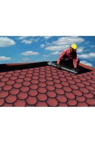 Desenli Shingle Şıngıl Çatı Şiltesi Desenli Membran Çatı Kaplama (498498898)