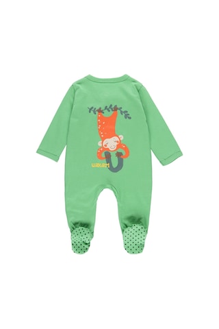Bobolı Unisex Bebek Tulum Bo.112082 Yeşil