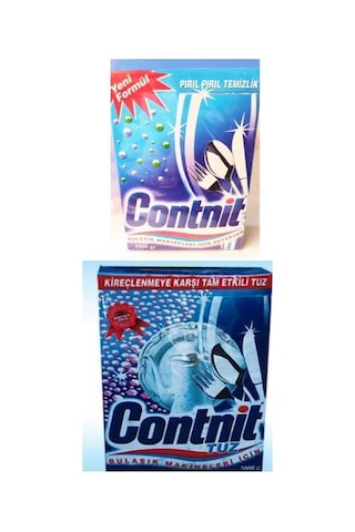 Contnit Bulaşık Makinesi Deterjanı 1 KG + Bulaşık Makinesi Tuzu 2 KG Contnit Bulaşık Makinesi Deterjanı 1 KG + Bulaşık Makinesi Tuzu 2 KG