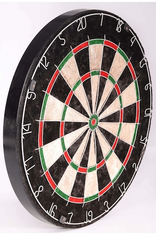 Delta Sisal Dart Seti 45 Cm 18 İnç Büyük Boy + 6 Dart Oku 18 Gr Hedef Tahtası