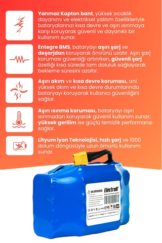Drift Car Bataryası 36v 5.200mah Yüksek Kapasite