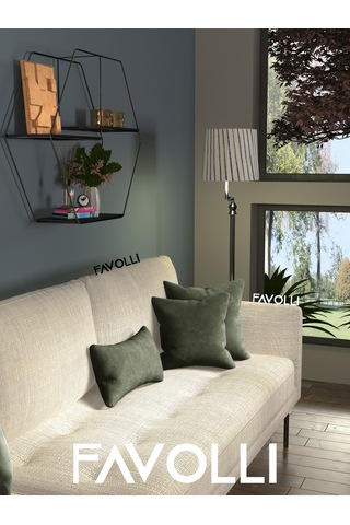 Br Favolli Kadife Dokulu Zeytin Yaprağı Rengi Kırlent Kılıfı Dream Serisi Punch Için Uygun Gizli Fermuar Zeytin Yaprağı