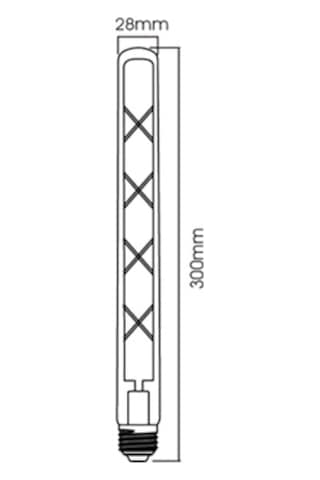 Braytron 6W Led Tüp Ampul E27 2200K