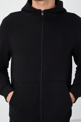 Tommy Life Hector Siyah Şardonlu Erkek Sweatshirt - 88139 Siyah