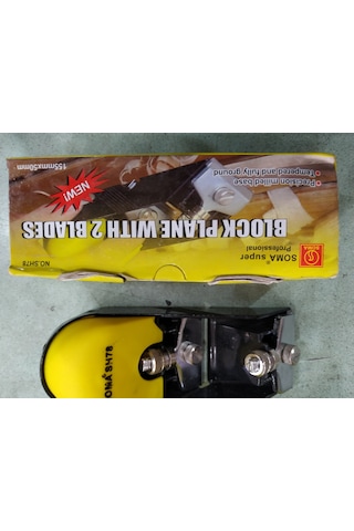 Soma Avuçiçi Mini Ahşap Rende Ufak Planya Çift Bıçak
