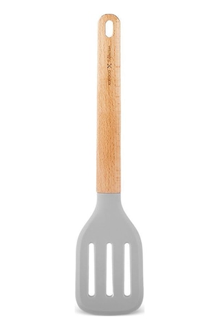 Karaca x Refika Gadgets Ahşap Saplı Silikon Oluklu Spatula