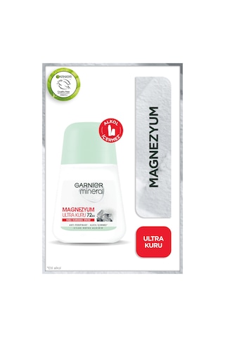 Garnier Mineral Magnezyum Ultra Kuru Kadın Roll-On 50 ML