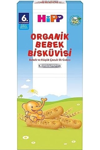 Organik Bebek Bisküvisi 180 Gr