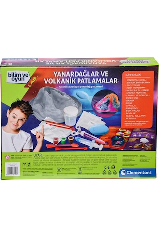 Clementoni 64193 Bilim ve Oyun Yanardağlar ve Volkanik Patlamalar