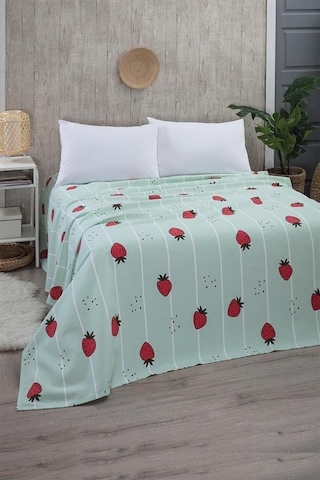 Mulberry Çarşafı Lastikli Tek Kişilik Pike Yatak Örtüsü 170 X 230 001