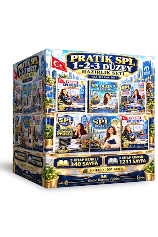 Pratik Spl Düzey 1-2-3 Hazırlık Seti 6 Kitap