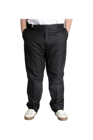 Mode Xl Buyuk Beden Erkek Kumaş Pantolon Superior 21024 Siyah Siyah