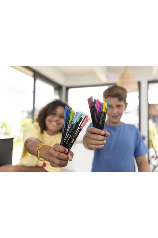 Maped Offis Ve Kırtasiye 749051 Desenli Fineliner Keçeli Kalem Çok Renkli