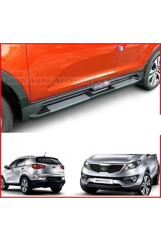 Kia Sportage Uyumlu Yan Basamak 2010-2014 Side Step Oem Steyle Black