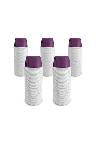 Kafem Mat Mor Muffin Kek Kapsülü 50li X 5 Paket - K13 Mor