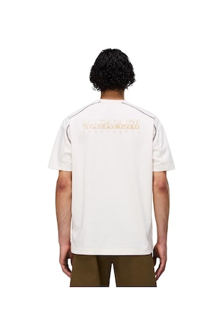 P0a4ıcln1a1-r Napapijri S-reflect Ss Erkek T-shirt Beyaz P0a4ıcln1a1-r