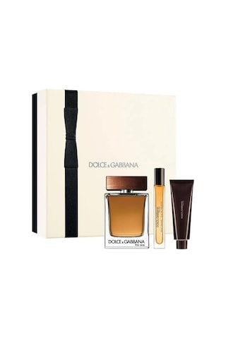 Dolce & Gabbana The One Pour Homme Edt 100 Ml + Edt 10 Ml + Shower Gel 50 Ml Erkek Parfüm Seti Baharat - Odunsu