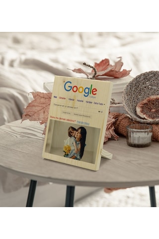 Kişiye Özel Google Dünyanın En Iyi Annesi Dekoratif Ahşap Çerçeve