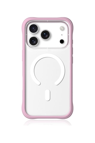 Apple Uyumlu iPhone 17 Pro  Kılıf M-safe Şarj Özellikli Airbagli Youngkit Dynamic 2 Serisi Kapak Pembe Pembe