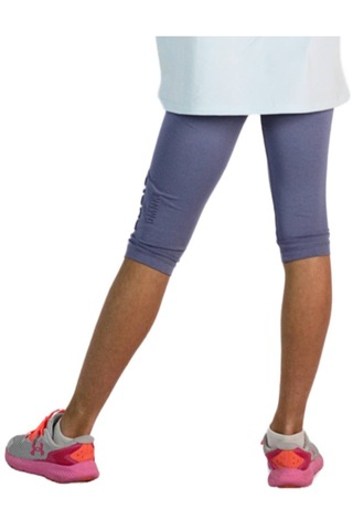 Kız Çocuk Gofre Basic Baskılı Koyu Mavi Renk Kısa Tayt Koyu Mavi