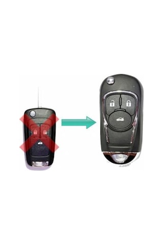 Chevrolet Uyumlu Cruze Aveo Spark Çevirici Kumanda Kabı Anahtar Kabı (529684736)