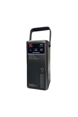 Powerway Pd50 50000 Mah Outdoor 22,5 Fast Chargıng Taşınabilir Şarj Cihazı Powerbank Siyah