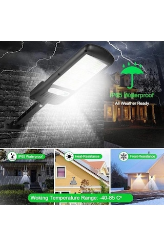 Tongxida Jms 2022 8000w Güçlü Ultra Parlak Güneş Sokak Lambası, Sensörlü Duvar Ve Bahçe Aydınlatma 4pack