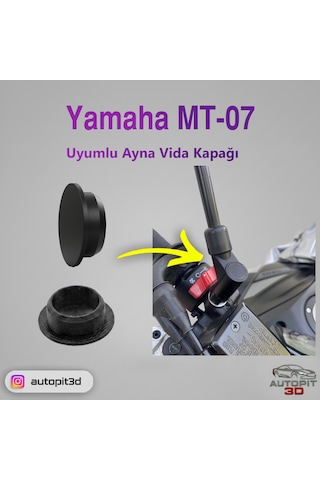 Yamaha Mt-07 Uyumlu Ayna Vida Kapağı 2 Adet