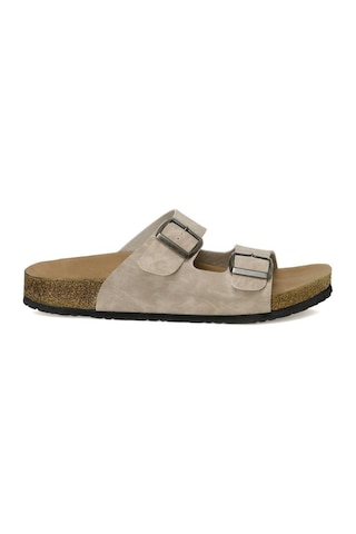 Kinetix Aten 4fx Krem Comfort Casual Anatomik Tokalı Terlik Krem