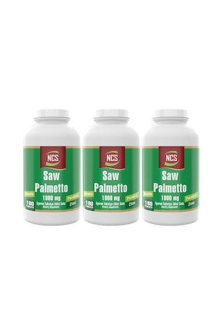 Ncs Saw Palmetto 1000 Mg 3 Kutu 540 Tablet Çinko Complex