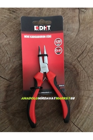 Dht Eğri Uçlu Kargaburun Pense 120MM Crv Çelik Uçlu
